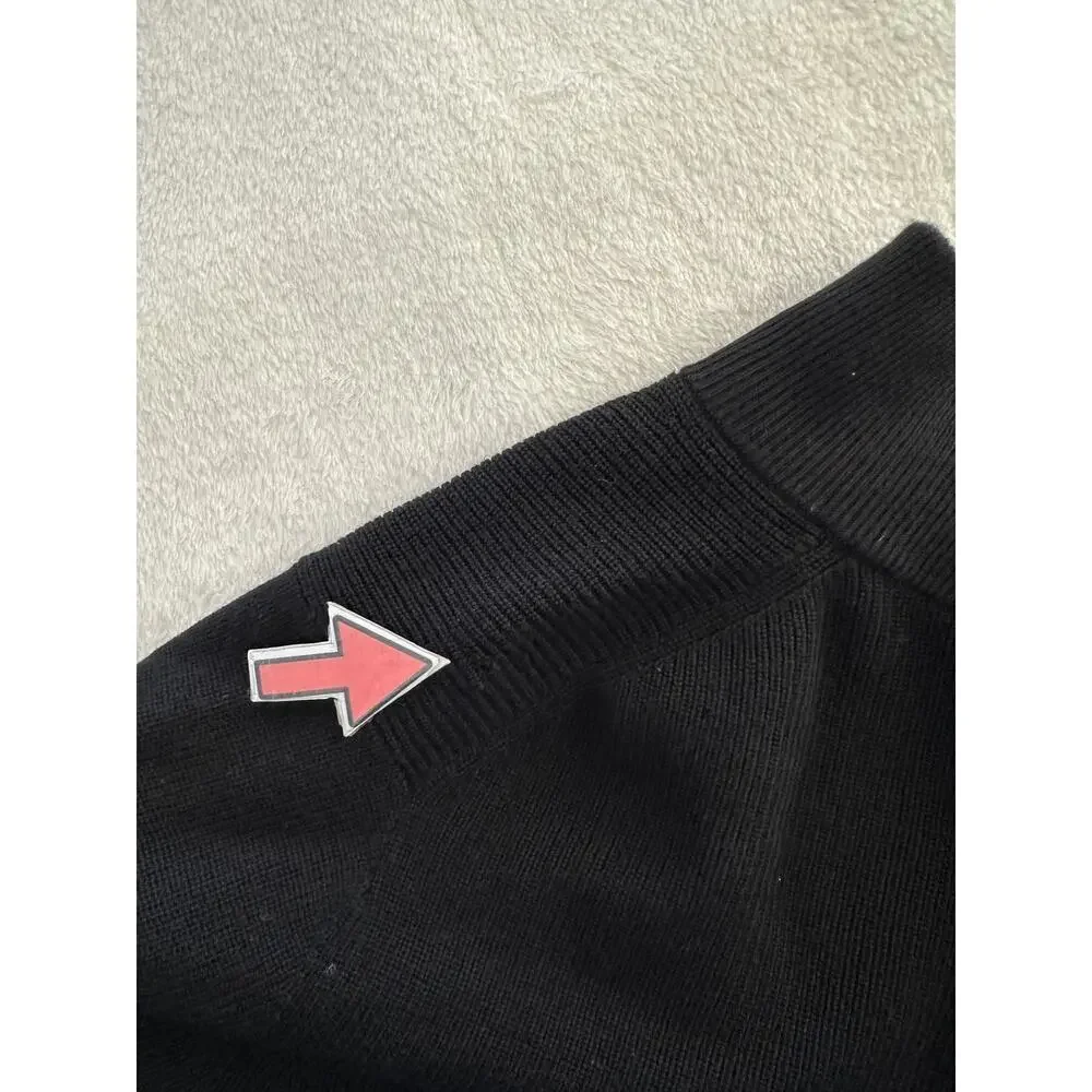 Michael Kors Extra merino wool sweater‎ front zipper men size L